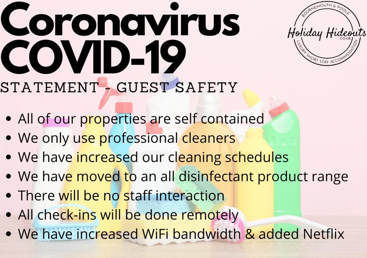 Trendy Urban Industrial Apartment - Great Location - Parking - Fast Wifi - Smart Tv - Beautiful 2 Double Bedroom Apartment Sleeps Up To 4! Bornemouth Extérieur photo